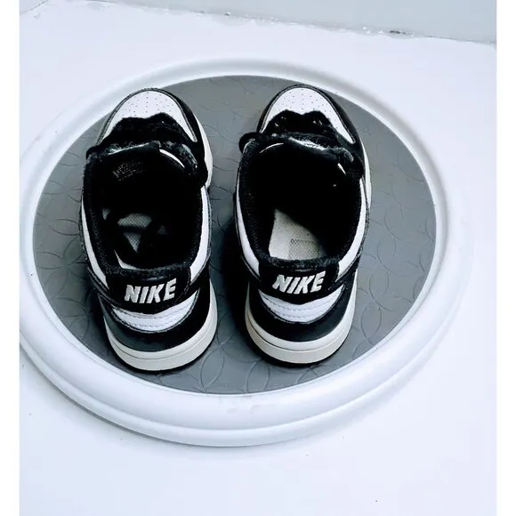 Nike Dunk Low Toddler Shoes Size 8C Black &amp; White