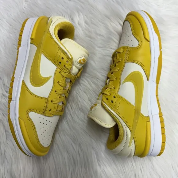 Nike Dunk Low Twist Womens Sportswear Shoes Yellow DZ2794-100 VNDS Sz 8