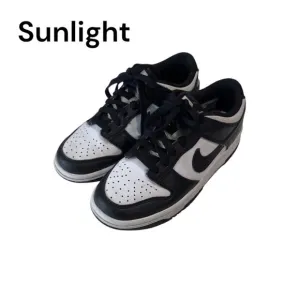 Nike Dunk Low Youth Sneakers Shoes Black &amp; White SZ US Young 3.5 Y