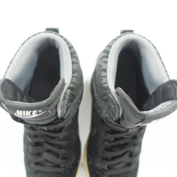 Nike Dunk Sky Hi Hidden Wedge Suede Leather Sneakers - Women's Size 6