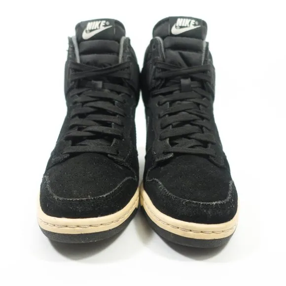 Nike Dunk Sky Hi Hidden Wedge Suede Leather Sneakers - Women's Size 6