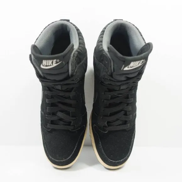 Nike Dunk Sky Hi Hidden Wedge Suede Leather Sneakers - Women's Size 6