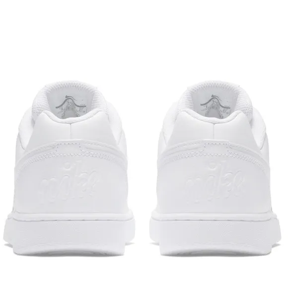 Nike Ebernon Triple White Low Trainers Sneakers Tennis Shoes Mens 11.5 or 13 NEW