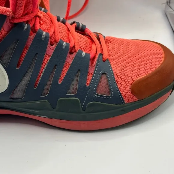 NIKE Federer Zoom Vapor 9 Tour ATOMIC RED SIZE 9.5 shoes