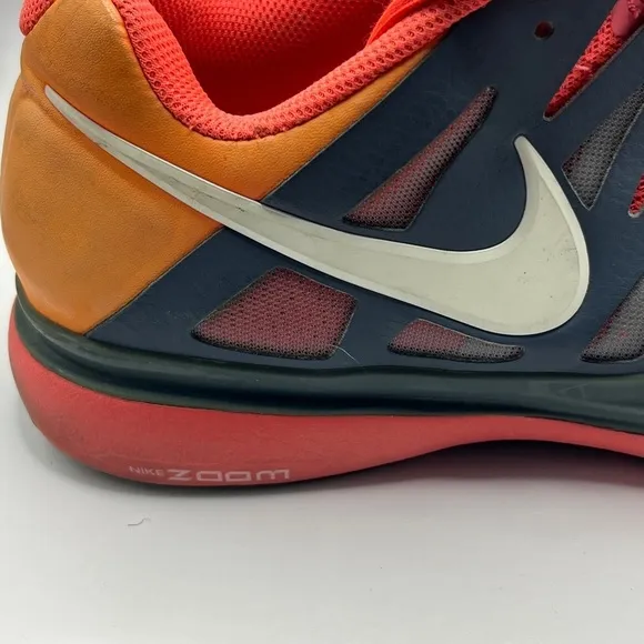NIKE Federer Zoom Vapor 9 Tour ATOMIC RED SIZE 9.5 shoes
