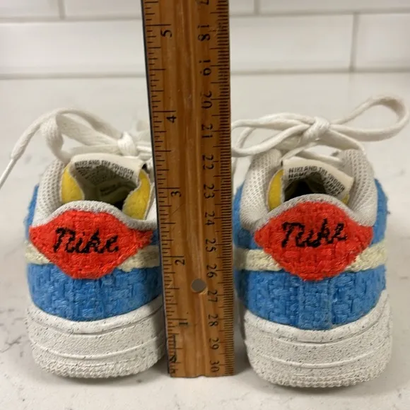 NIKE FORCE 1 LOW LV8 NEXT NATURE TD 'HEMP - MULTI' SIZE 6 C TODDLER DV2194 400
