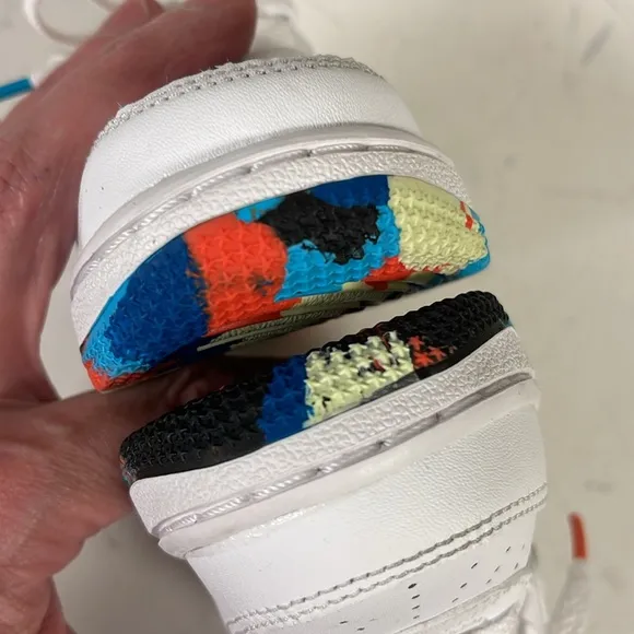 Nike Force 1 LV8 Baby/Toddler 5C Shoes “Swoosh Pack” DM7599-100 Worn 2x’s