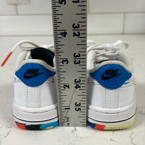 Nike Force 1 LV8 Baby/Toddler 5C Shoes “Swoosh Pack” DM7599-100 Worn 2x’s