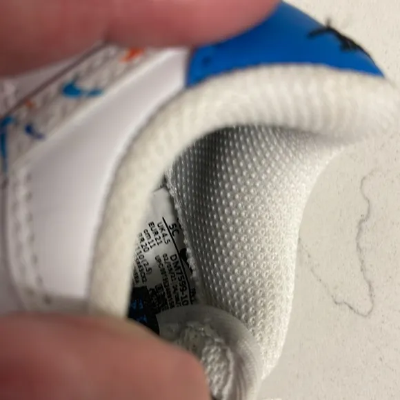 Nike Force 1 LV8 Baby/Toddler 5C Shoes “Swoosh Pack” DM7599-100 Worn 2x’s