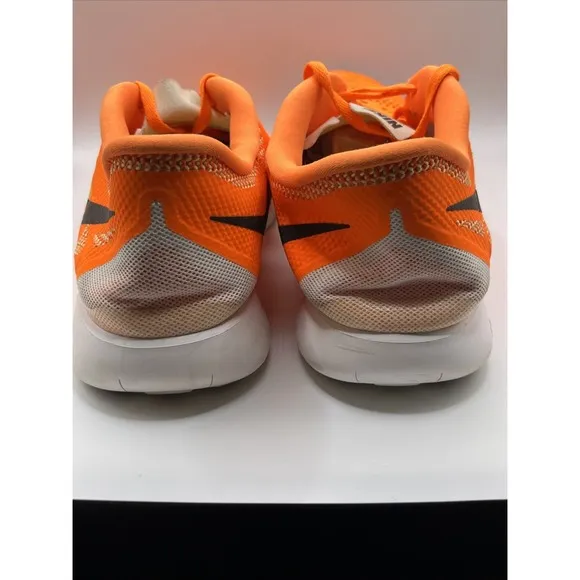 Nike Free 5.0 Orange/White Running Shoes 642198-800 Men 15