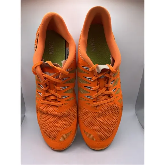 Nike Free 5.0 Orange/White Running Shoes 642198-800 Men 15