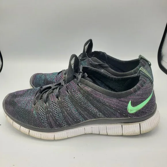 Nike Free Flyknit Size 9.5 Athletic Casual Shoes