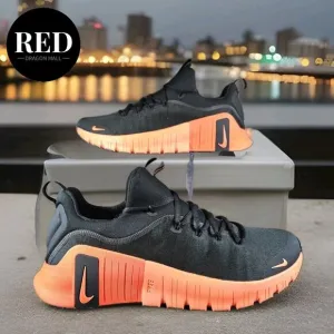 Nike Free Metcon 6 Black Hyper Crimson Shoes FJ7127-004 - Men's Size 13