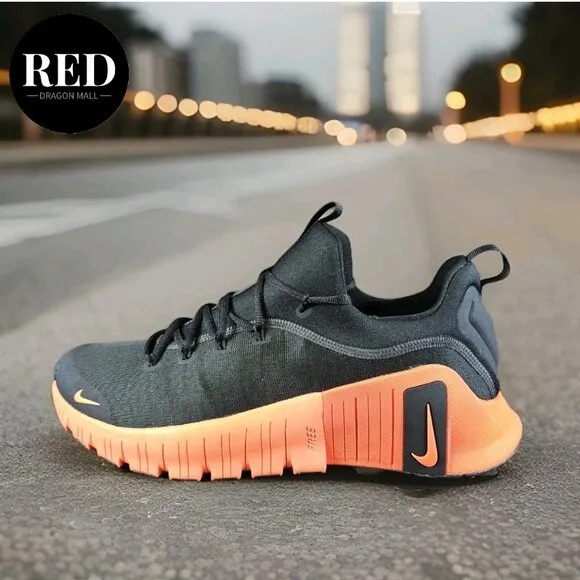 Nike Free Metcon 6 Black Hyper Crimson Shoes FJ7127-004 - Men's Size 13