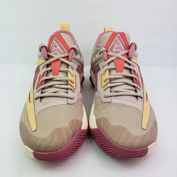 Nike Giannis Immortality 3 Mens Size 12 Fossil Stone Gold Berry Basketball Shoes