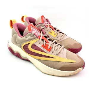 Nike Giannis Immortality 3 Mens Size 12 Fossil Stone Gold Berry Basketball Shoes