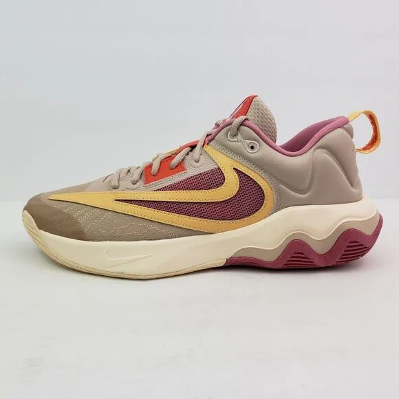 Nike Giannis Immortality 3 Mens Size 12 Fossil Stone Gold Berry Basketball Shoes