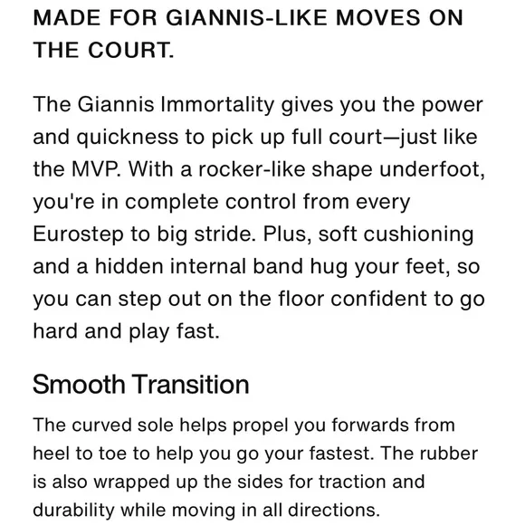 Nike Giannis Immortality Youth Basketball Shoes