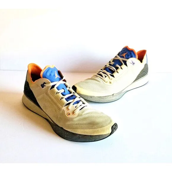 NIKE Jordan 88 Racer Mowabb Sneakers 15 49.5 Birch Bright Mandarin AV1200-200