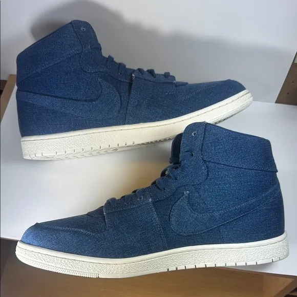 Nike Jordan Air Ship PE SP Denim Sneakers Men’s Size 15