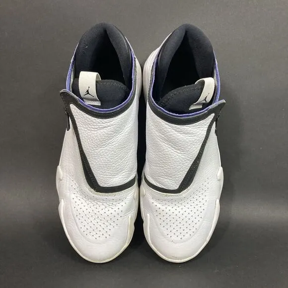 Nike Jordan Jumpman Z - Men's Sz 9.5 - White Leather Zip-Up - 2018 - AQ9119-100