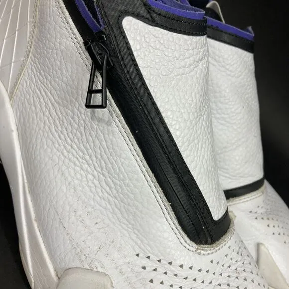 Nike Jordan Jumpman Z - Men's Sz 9.5 - White Leather Zip-Up - 2018 - AQ9119-100