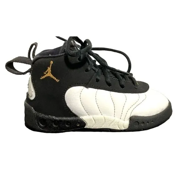 Nike‎ Jumpman 7C Black &amp; White Toddler Shoes