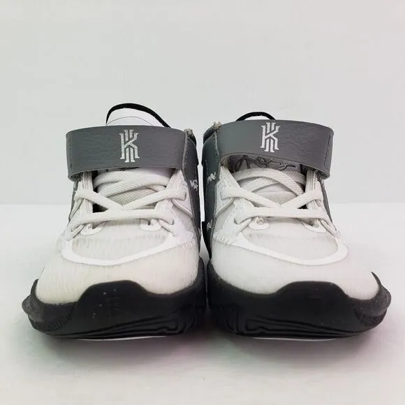Nike Kyrie Infinity SE TD Toddler Boys Size 6c White Chrome Smoke Grey Shoes