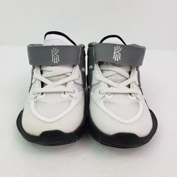Nike Kyrie Infinity SE TD Toddler Boys Size 6c White Chrome Smoke Grey Shoes
