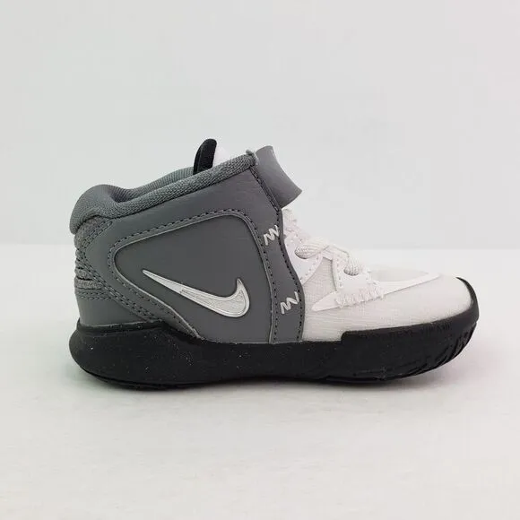 Nike Kyrie Infinity SE TD Toddler Boys Size 6c White Chrome Smoke Grey Shoes