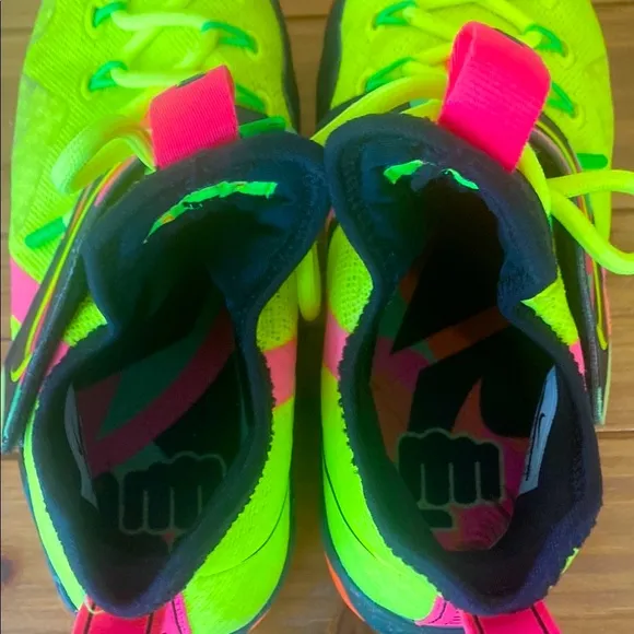 Nike Lebron Kids' Neon Yellow Athletic Shoes