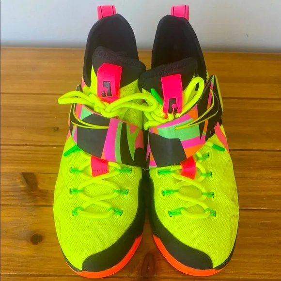 Nike Lebron Kids' Neon Yellow Athletic Shoes