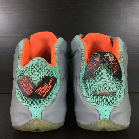 Nike Lebron XII(12) Miami Dolphins Hyper MVP-Mens 7.5-Basketball Shoe 684593-301