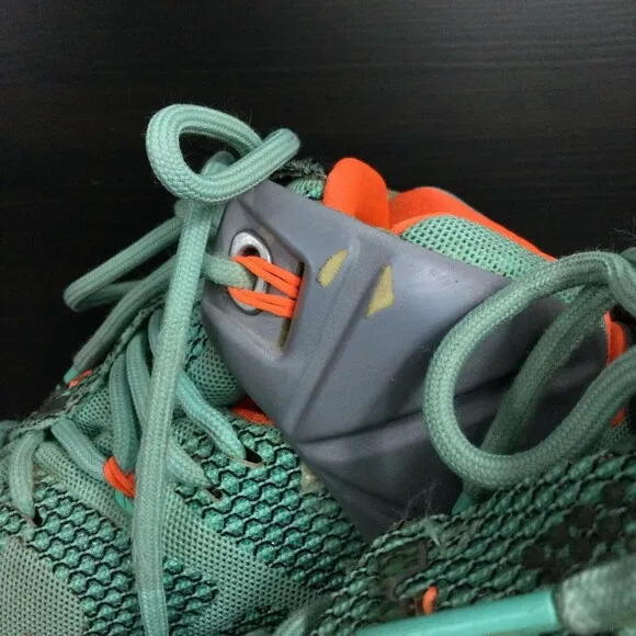 Nike Lebron XII(12) Miami Dolphins Hyper MVP-Mens 7.5-Basketball Shoe 684593-301