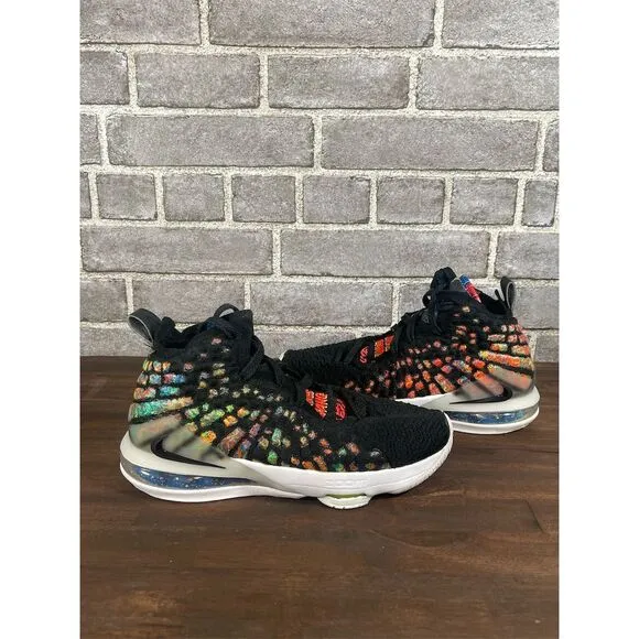 Nike LeBron XVII 17 &quot;James Gang&quot; Kids Basketball Shoes Size 6Y