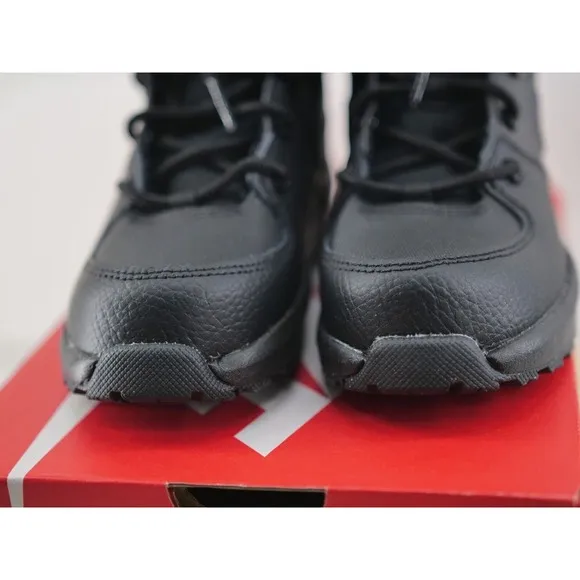 Nike Manoa Black Leather Boots Hi Top Shoes BQ5374-001 Toddler Size 10C