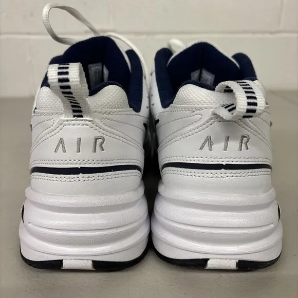 Nike Mens Air Monarch IV Casual Shoes Sneakers White Blue 415445-102 Size 11.5