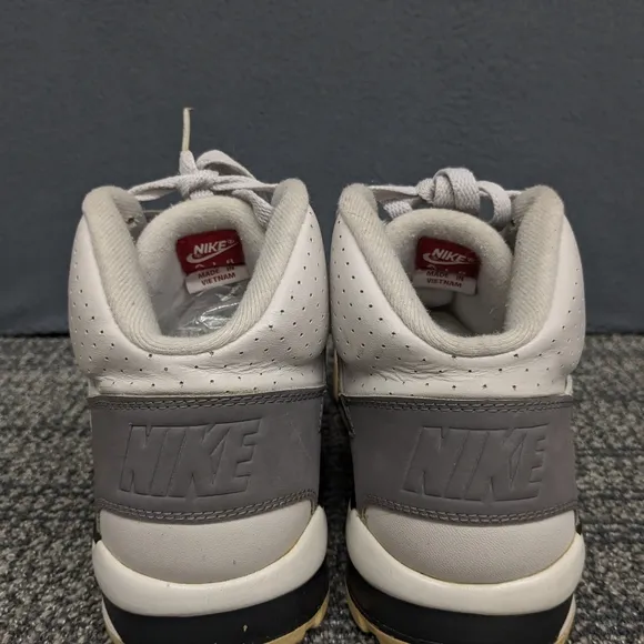 Nike Men's Air Trainer SC High Gray Red High-Top Sneakers Size 8.5