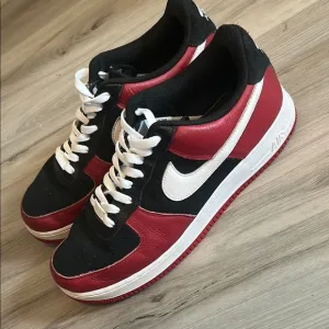 Nike Men's Athletic Shoes - Red, Black, and White
