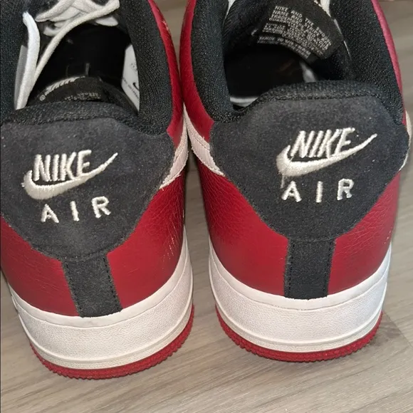 Nike Men's Athletic Shoes - Red, Black, and White
