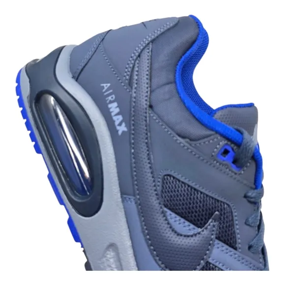 Nike Men's Size's Air Max Command Ashen Thunder Blue Running Shoes 62999 407