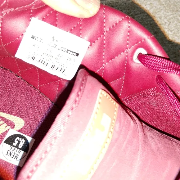 Nike NSW Dark Red Spiked Leather Suede Sneakers