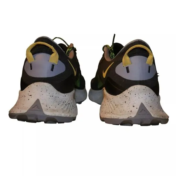 Nike Pegasus Trail 3 Men's Running Shoes Size 14 Black/Green Strike DA8697-004
