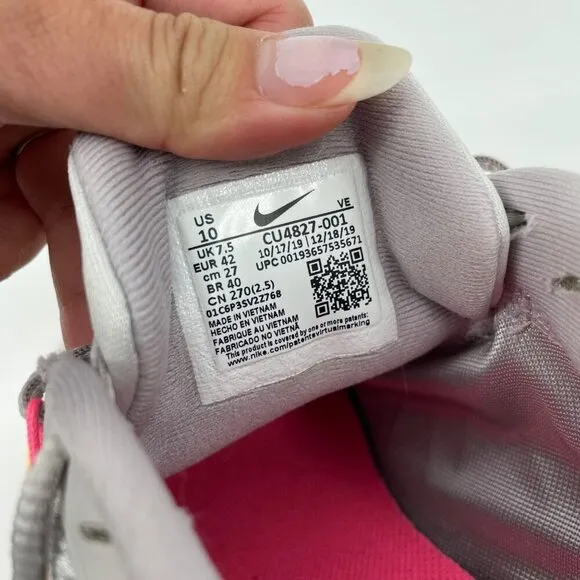 Nike Quest 2 Vast Grey Digital Pink Running Shoes Sneakers Womens 10 Athletic