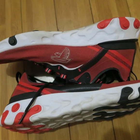 Nike React Element 55 CK4884-600 Atlanta Falcons NFL Red Black Mens US 12 (Read)