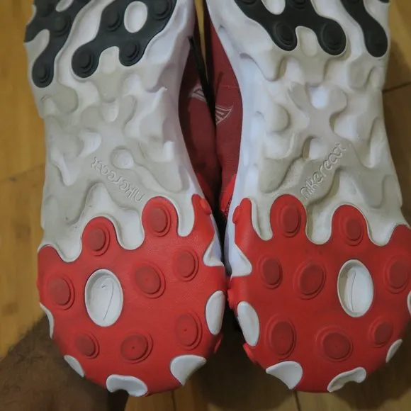 Nike React Element 55 CK4884-600 Atlanta Falcons NFL Red Black Mens US 12 (Read)