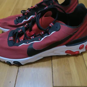 Nike React Element 55 CK4884-600 Atlanta Falcons NFL Red Black Mens US 12 (Read)