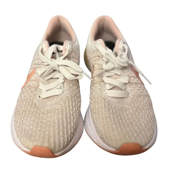 Nike React Infinity Run Flyknit 3 Running Shoes Peach Orange Women's 8
