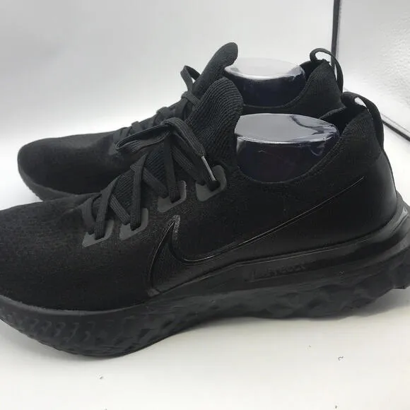 Nike React Infinity Run Flyknit Running Shoes Men's Size 14 Triple Black