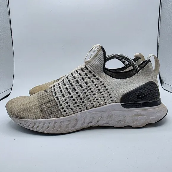 Nike React Phantom Run Flyknit 2 Oreo Mens Size 10.5 White Shoes CJ0277-100